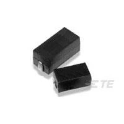 Deux diodes noires, l'une verticale et l'autre horizontale, sur un fond blanc.