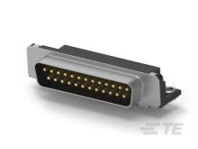 Un connecteur D-Sub mâle à 24 broches, couramment utilisé pour connecter des appareils électroniques.