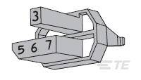 Z-PACK 2mm HM 3-100526-5 TE Connectivity Contenu: 1 pc(s)