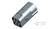 Image d'un connecteur cylindrique à surface métallique grise et comportant plusieurs broches à une extrémité. Adapté aux applications technologiques.
