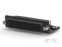 Connecteur parallèle noir sur fond blanc, conçu pour les connexions électroniques.