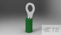 Modèle 3D d'un Tetra Pak vert avec une languette argentée en haut.