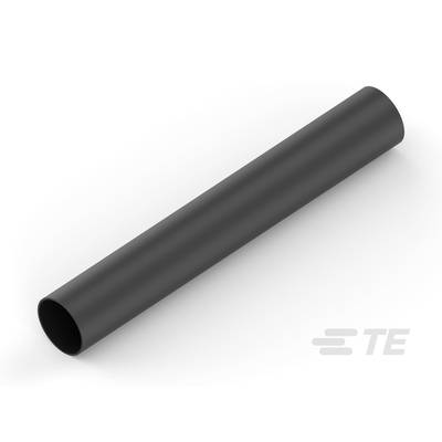 Tube noir cylindrique sur fond blanc. En dessous, un petit logo 'TE' en gris clair.