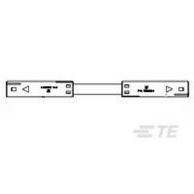 L'image montre un câble réseau avec une fiche RJ45 à chaque extrémité. À gauche est inscrit 'Switch', à droite 'PC'.