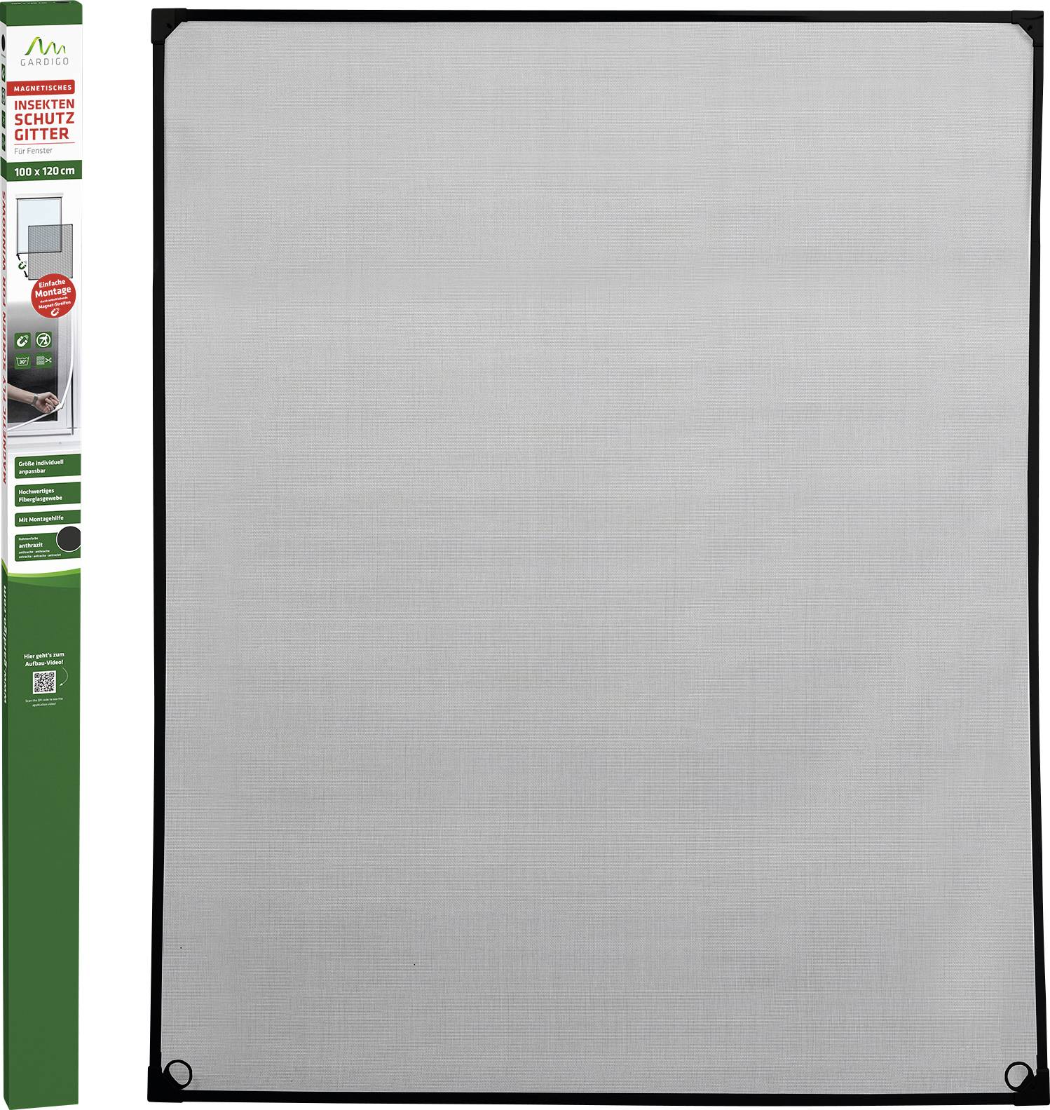 Gardigo 25303 Moustiquaire pour fenêtre (l x H) 1000 mm x 1200 mm anthracite 1 pc(s)-2
