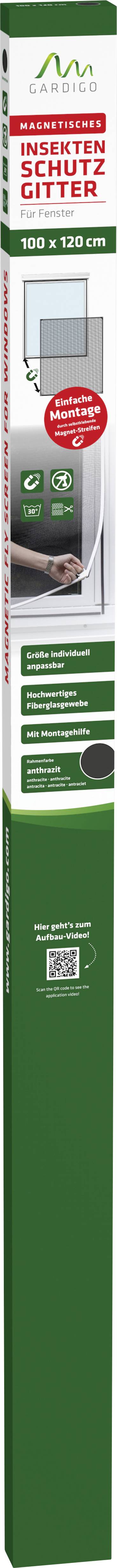 Gardigo 25303 Moustiquaire pour fenêtre (l x H) 1000 mm x 1200 mm anthracite 1 pc(s)-4