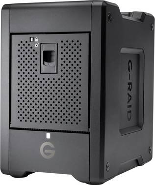 48 TB SanDisk Professional G-Raid Shuttle 4 Disque dur externe 3,5" USB 3.1 (2è gén.), Thunderbolt 3 noir SDPH34H-048T-MBAAB