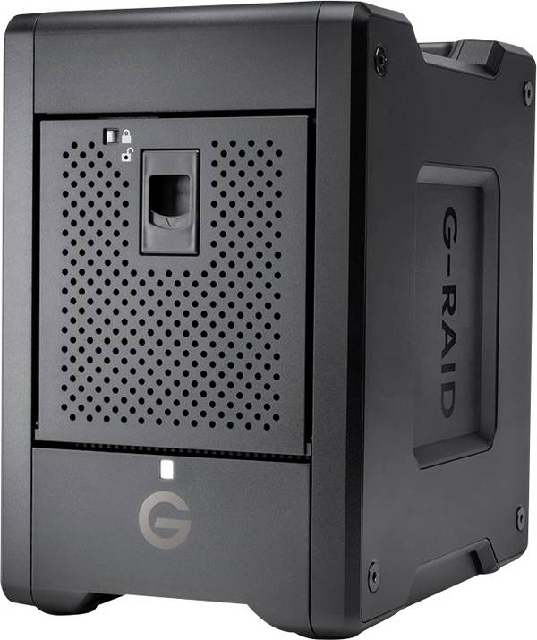 SanDisk Professional G-Raid Shuttle 4 48 TB Disque dur externe 3,5" USB 3.1 (2è gén.), Thunderbolt 3 noir SDPH34H-048T-MBAAB