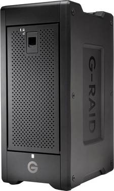 48 TB SanDisk Professional G-Raid Shuttle 8 Disque dur externe 3,5" USB 3.1 (2è gén.), Thunderbolt 3 noir SDPH48H-048T-MBAAB