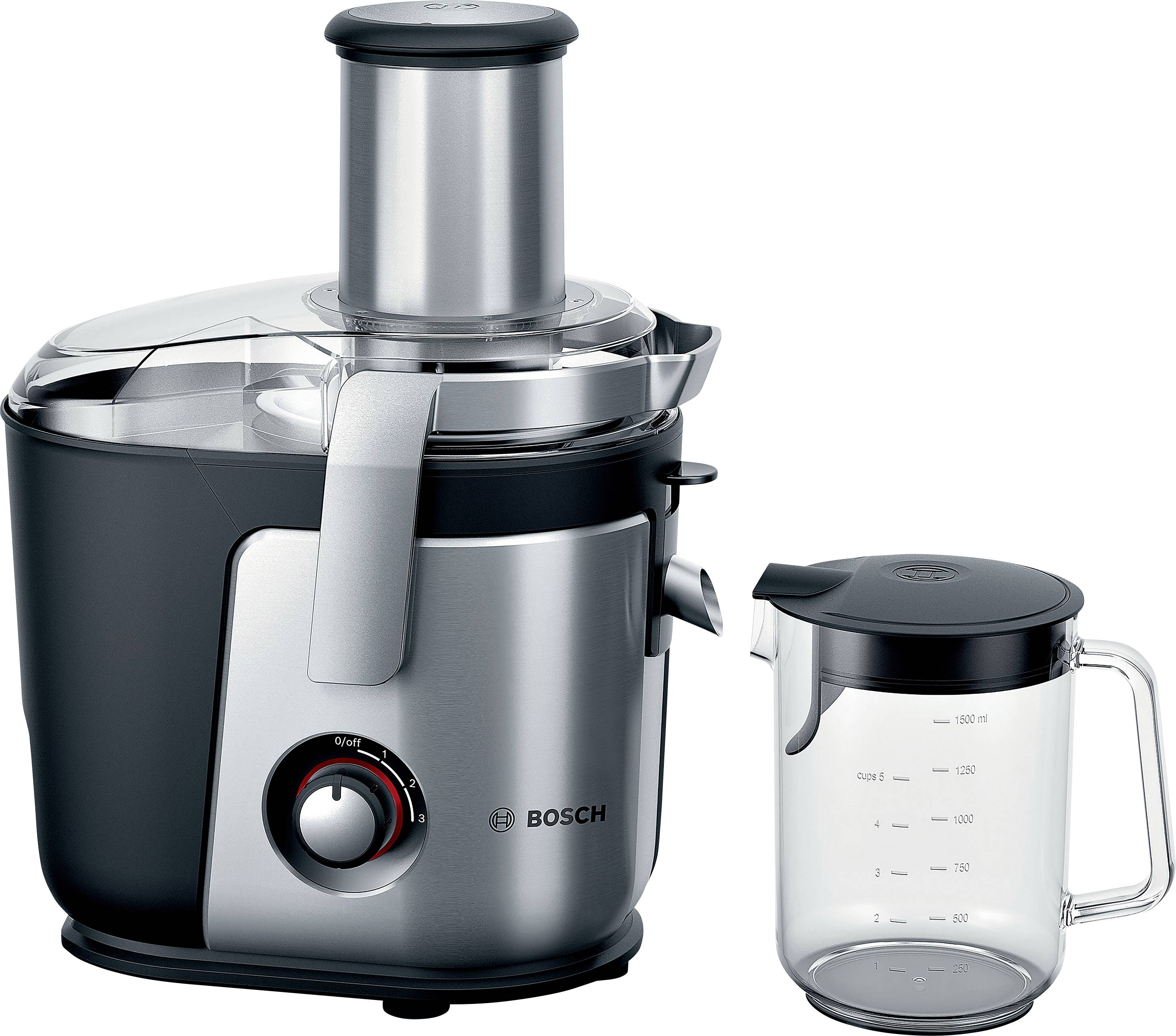 Bosch Haushalt Extracteur de jus MES4010 1200 W argent, noir