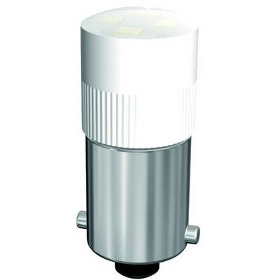 Boîtier métallique cylindrique avec partie supérieure cannelée, possiblement un composant d'éclairage ou technique.