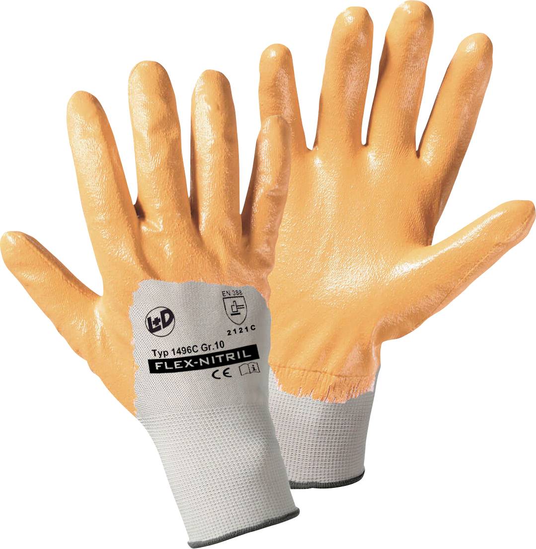 Gants de travail Taille 12 XXL L D Flex Nitril 1496C 12 1 paire