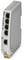Un commutateur Ethernet gris portant l'étiquette 'FL SWITCH 1000' avec cinq ports Ethernet à l'avant pour les connexions réseau.