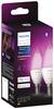 Philips Hue Ampoule à LED (extension) 871951435671900 CEE: G (A - G) Hue White & Col. Amb. Doppelpack 2x470lm E14 5.3 W de blanc chaud à blanc froid