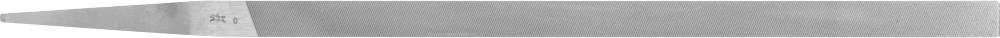 Un long objet rectangulaire gris avec un côté s'affinant en pointe, ressemblant à un cône ou un cylindre structuré.