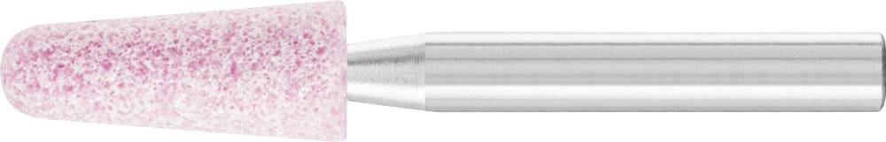 Lime rose à embout conique avec manche en argent, utilisée pour limer ou polir des matériaux.