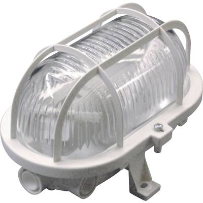 Müller-Licht Oval Luminaire pour pièces humides   E27   blanc