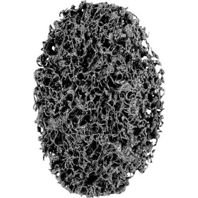 Une surface noire, poreuse avec des structures irrégulières et trouées, rappelant une éponge ou une pierre ponce.