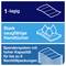 Infographie sur les serviettes : serviettes à 1 pli, très absorbantes et système distributeur haute capacité pouvant accueillir jusqu'à 5 recharges.