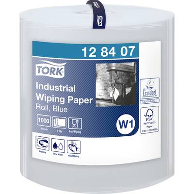 TORK Lingettes en papier bleu W1 128407  
