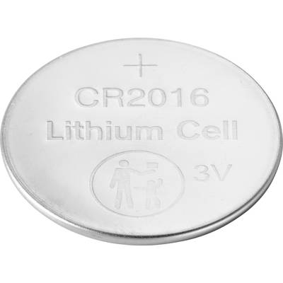 Conrad energy Pile bouton CR 2016 lithium 80 mAh 3 V 1 pc(s) - Conrad  Electronic France