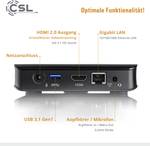 CSL Narrow Box Ultra HD Compact v4 / 512 Go / Win 10