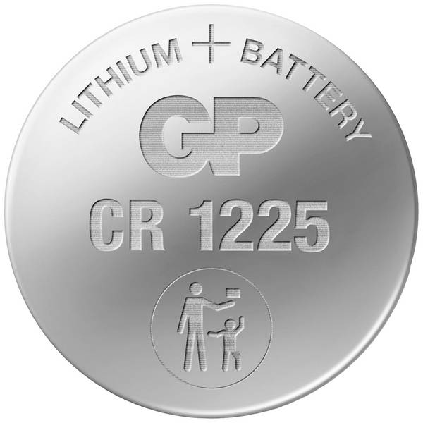 Pile bouton CR 1225 lithium GP 62 mAh 3 V 1 pc(s)