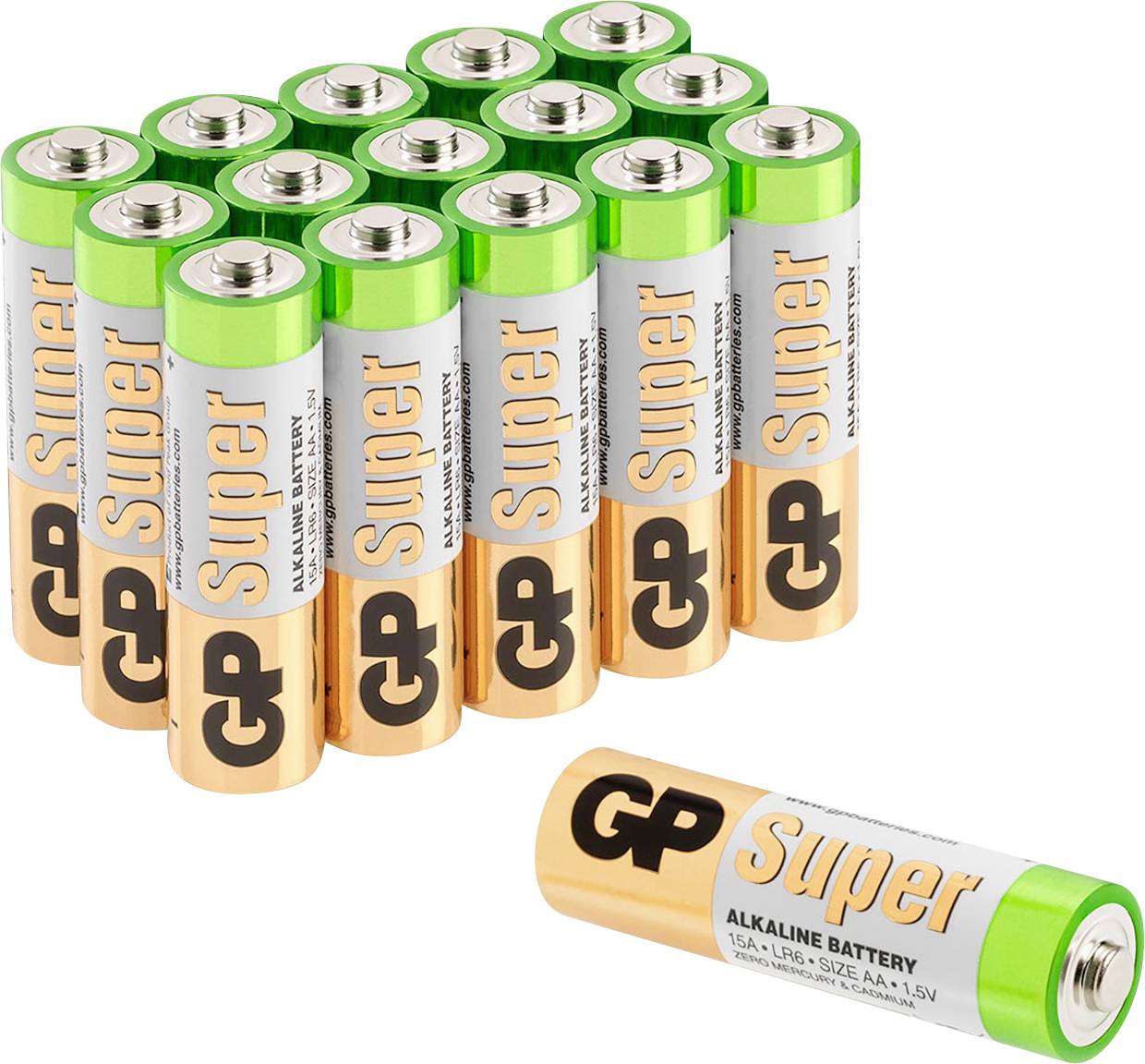 GP Super Pile LR3 (AAA) alcaline(s) 1.5 V 16 pc(s)