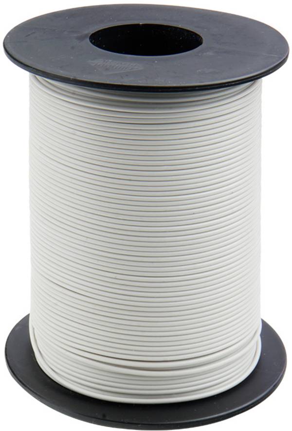 Donau Elektronik 125-S50-5 Fil de câblage  1 x 0.25 mm² blanc 50 m