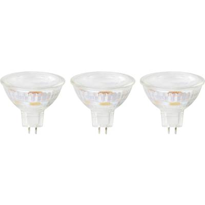 Sygonix SY-4893258 LED CEE 2021 E (A - G) G5.3  6.1 W = 35 W blanc chaud (Ø x H) 50 mm x 44 mm  3 pc(s)