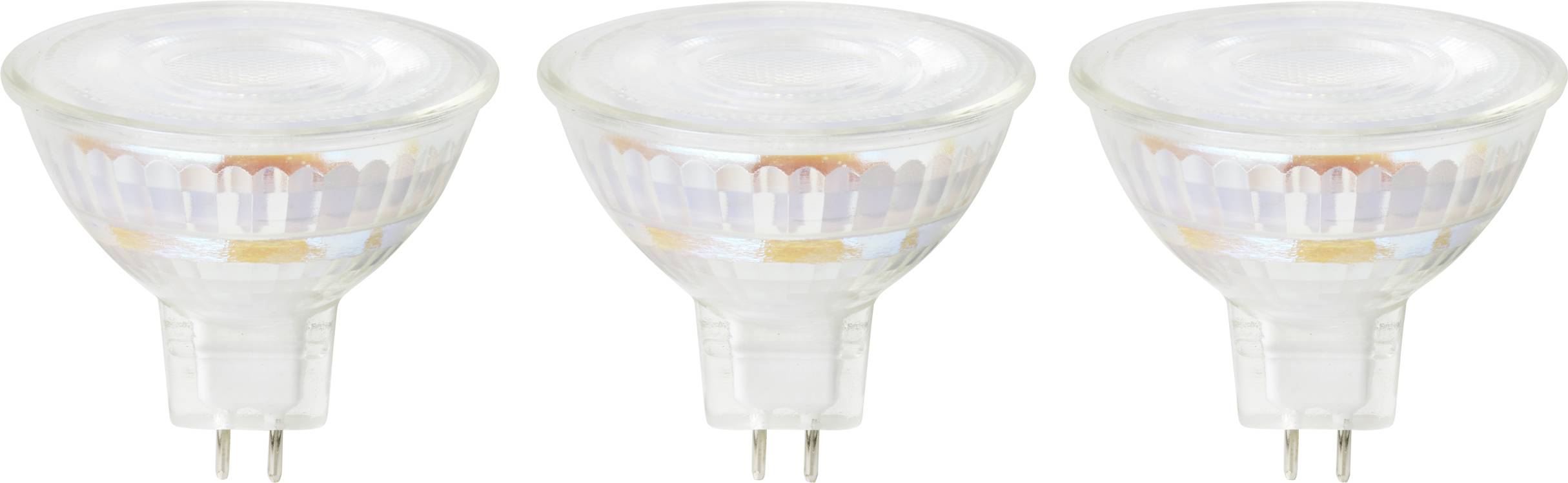 Sygonix SY-4893258 LED CEE E (A - G) GU5.3 3.4 W = 35 W blanc chaud (Ø x H) 50 mm x 44 mm 3 pc(s)