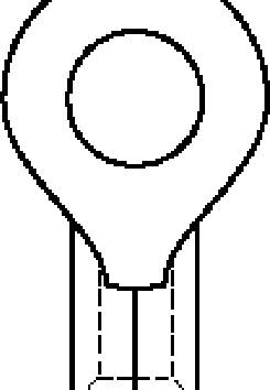 Un schéma montre une ampoule montée sur un support, avec des filaments visibles et des contours bien définis.