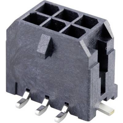 Connecteur en plastique noir avec quatre broches métalliques à sa base, généralement utilisé pour connecter des composants électroniques.