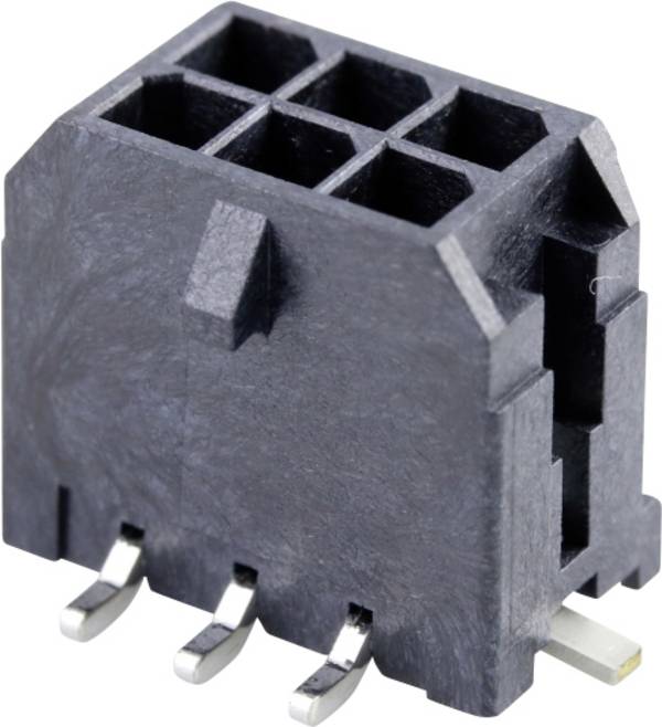 Molex Barrette mâle encastrable (standard)  Nbr total de pôles 6 Pas: 3 mm 430450619 1 pc(s) Bande sur bobine complète