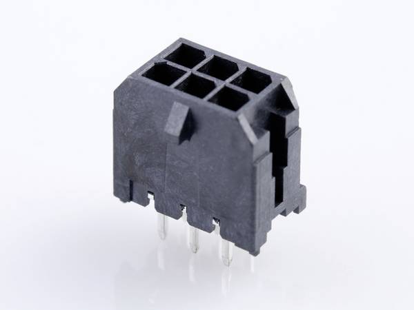 Molex Barrette mâle encastrable (standard)  Nbr total de pôles 6 Pas: 3 mm 430450628 1 pc(s) Tray