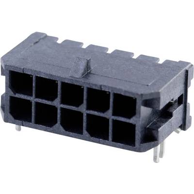 Connecteur électronique noir avec plusieurs interfaces rectangulaires, utilisé pour relier des câbles sur des circuits imprimés.