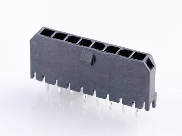 Molex Barrette mâle encastrable (standard)  Nbr total de pôles 8 Pas: 3 mm 436500815 1 pc(s) Tray