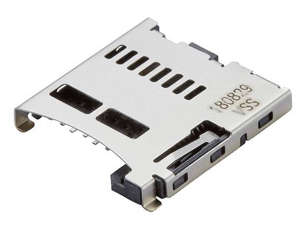 Molex Slot pour carte mémoire Nbr total de pôles 8 Pas: 1.1 mm 473521001 1 pc(s) Bande sur bobine complète