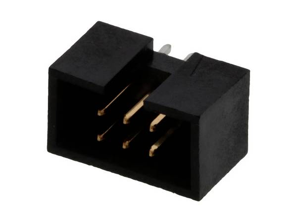 Molex 878340619 Embase mâle avec collerette de protection en métal Pas: 2.54 mm Nbr total de pôles: 6 Nbr de rangées: 2 1 pc(s) Tray