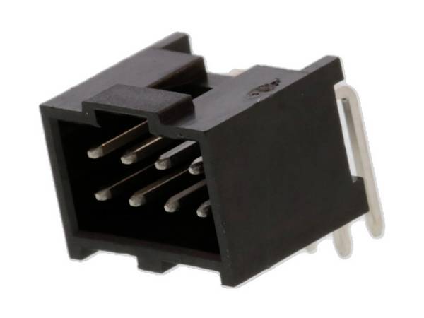 Molex 901303108 Embase mâle avec vis de verouillage Pas: 2.54 mm Nbr total de pôles: 8 Nbr de rangées: 2 1 pc(s) Tray