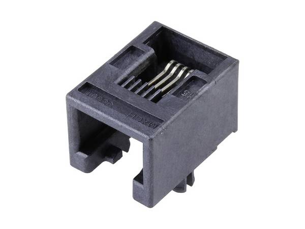 Molex Molex MOL DataCom & Specialty Jack/fiche mod Cat 3 955012641 Femelle Nombre de pôles 6P4C noir 1 pc(s)