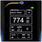 Appareil de test de dureté numérique indique une valeur de dureté de 774 HL (Acier moulé), HRC 629 et HV 57.2 D. Fichier 1 avec Max 960, Min 170.