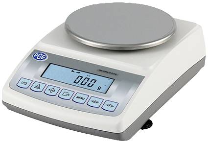 Balance de précision PCE Instruments Plage de pesée (max.) 2100 g sur prise blanc