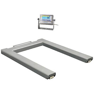 Balance de sol en U avec affichage numérique pour l'indication du poids ; adaptée pour peser des objets volumineux et lourds.