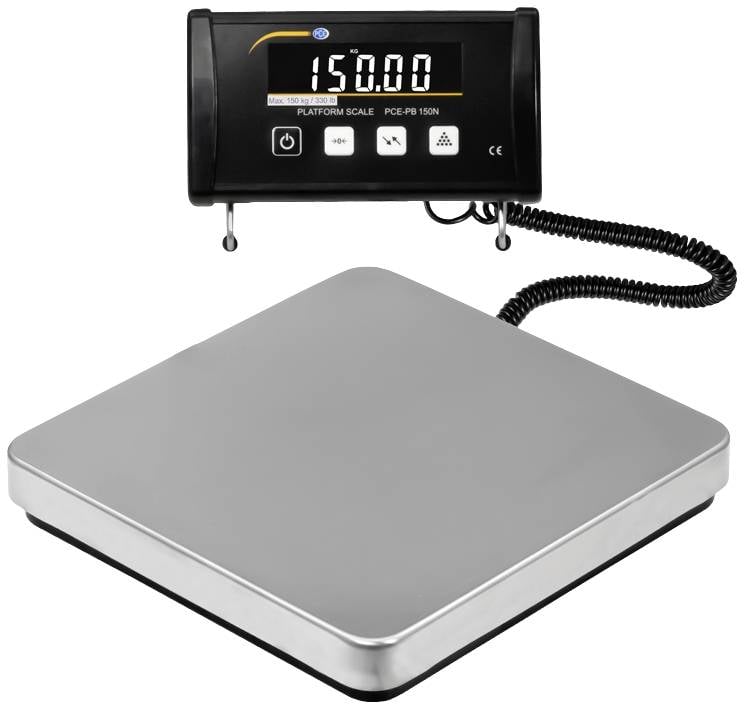 PCE Instruments PCE-PB 150N Balance à plate-forme Plage de pesée (max.) 200 kg Lisibilité 50 g à pile(s), sur secteur, v