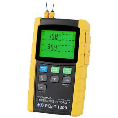  PCE Instruments  PCE-T 1200  PCE-T 1200  Enregistreur de données de température                      