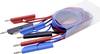 Schnepp 354 000060 Set de cordons de mesure banane mâle 4 mm banane mâle 4 mm 1.00 m noir, rouge, bleu 1 set
