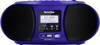 TechniSat DIGITRADIO 1990 Radio-lecteur CD DAB+, FM AUX, Bluetooth, CD, USB fonction de charge de la batterie, fonction réveil bleu