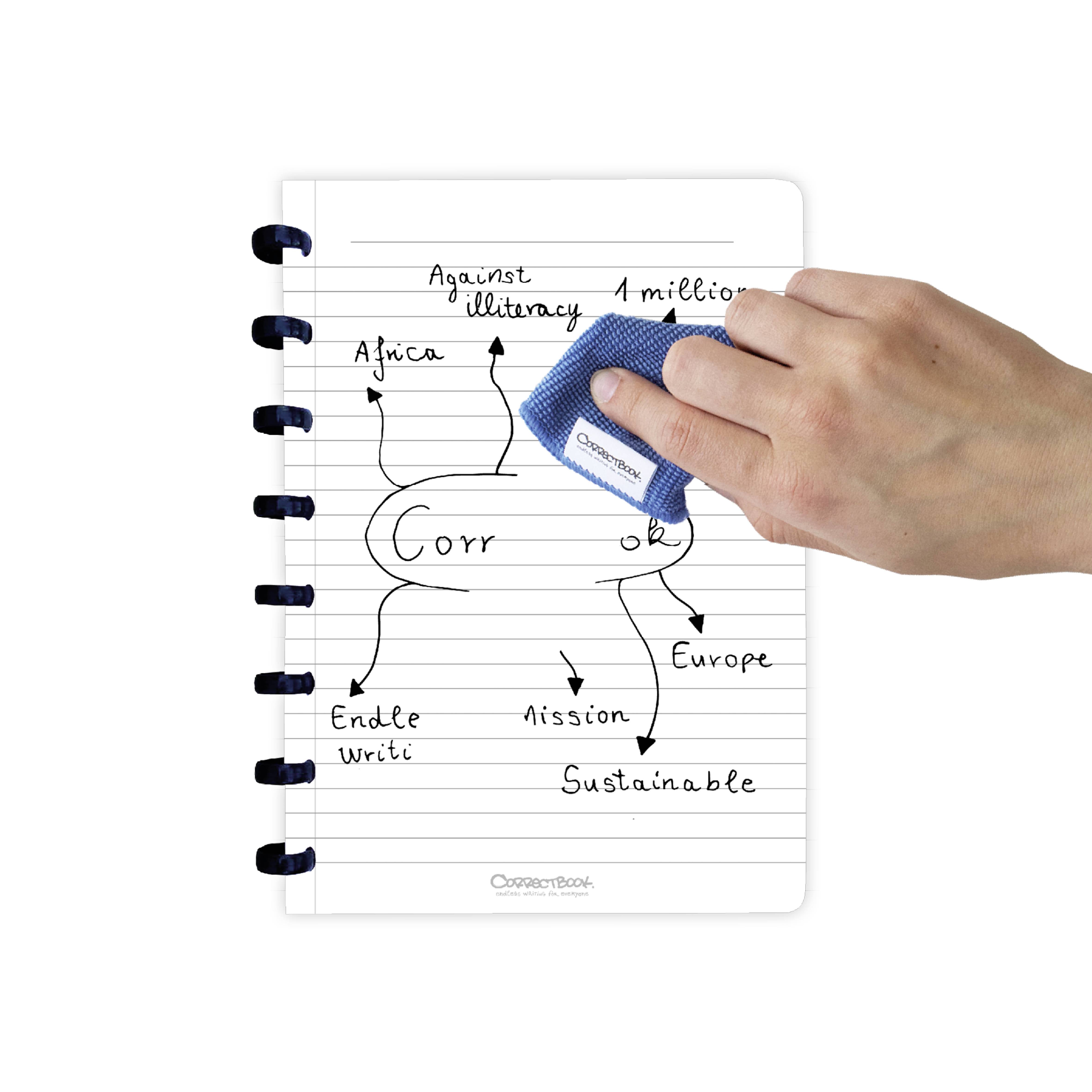 Correctbook DIN A5 black liniert DIN A5 black liniert Cahier noir DIN A5-1