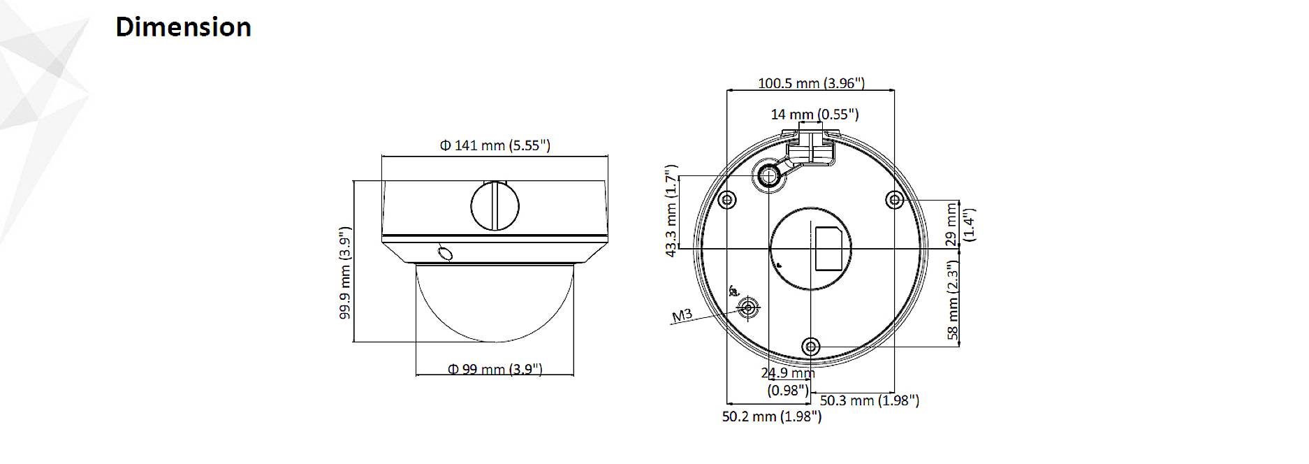 DS-2CD1743G0-IZ(2,8-12mm) HIKVISION Ethernet IP Caméra de surveillance 2560 x 1440 pixels-1